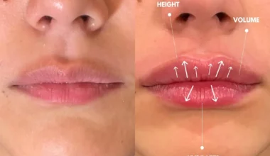 Lip Filler Before and After